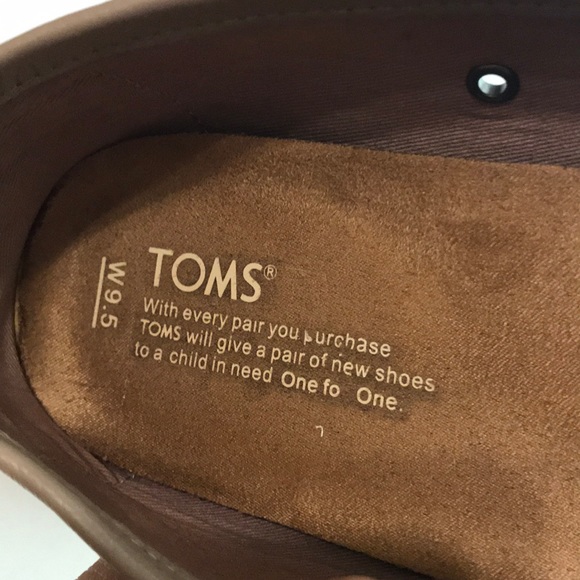 Toms slip-ons Sz 9.5 - Picture 5 of 7
